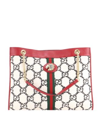 Large Rajah Chain Tote GG Tweed