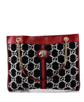 Large Rajah Chain Tote GG Tweed