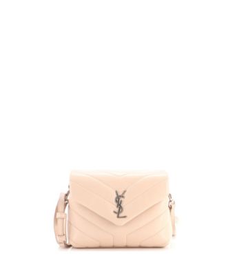 Toy Loulou Shoulder Bag Matelasse Chevron Leather