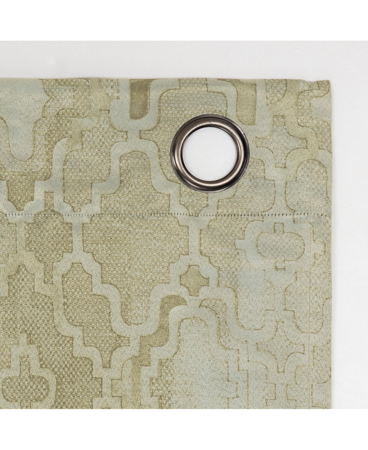 Sun Zero Sonora Snakeskin Trellis Blackout Grommet Curtain Panel Pair