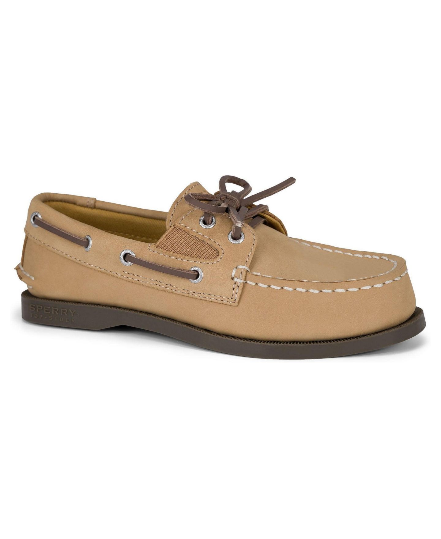 Обувь Sperry ( 1 to 13.5) AO Slip-On Boat Shoes для мальчиков, цвет: Sahara — фото 1