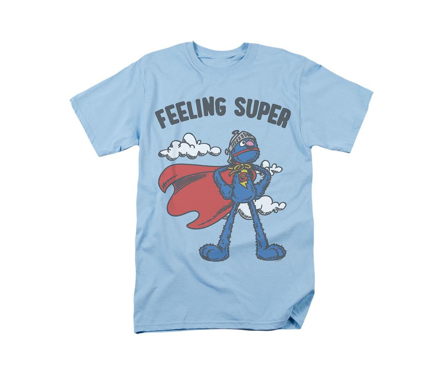 Мужская футболка Sesame Street The Grover Kent, цвет: Светлый синий — фото 1