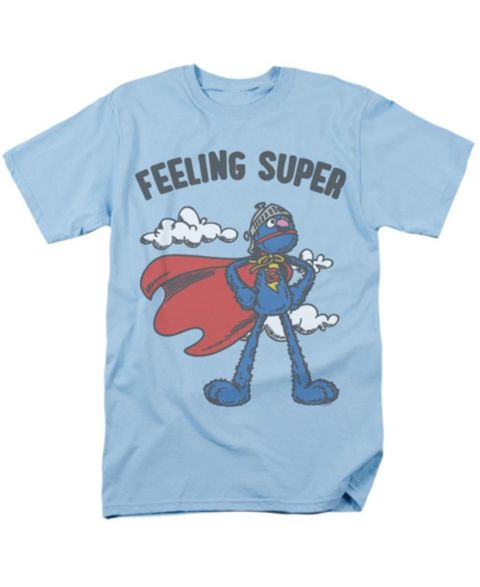 Мужская футболка Sesame Street The Grover Kent, цвет: Светлый синий