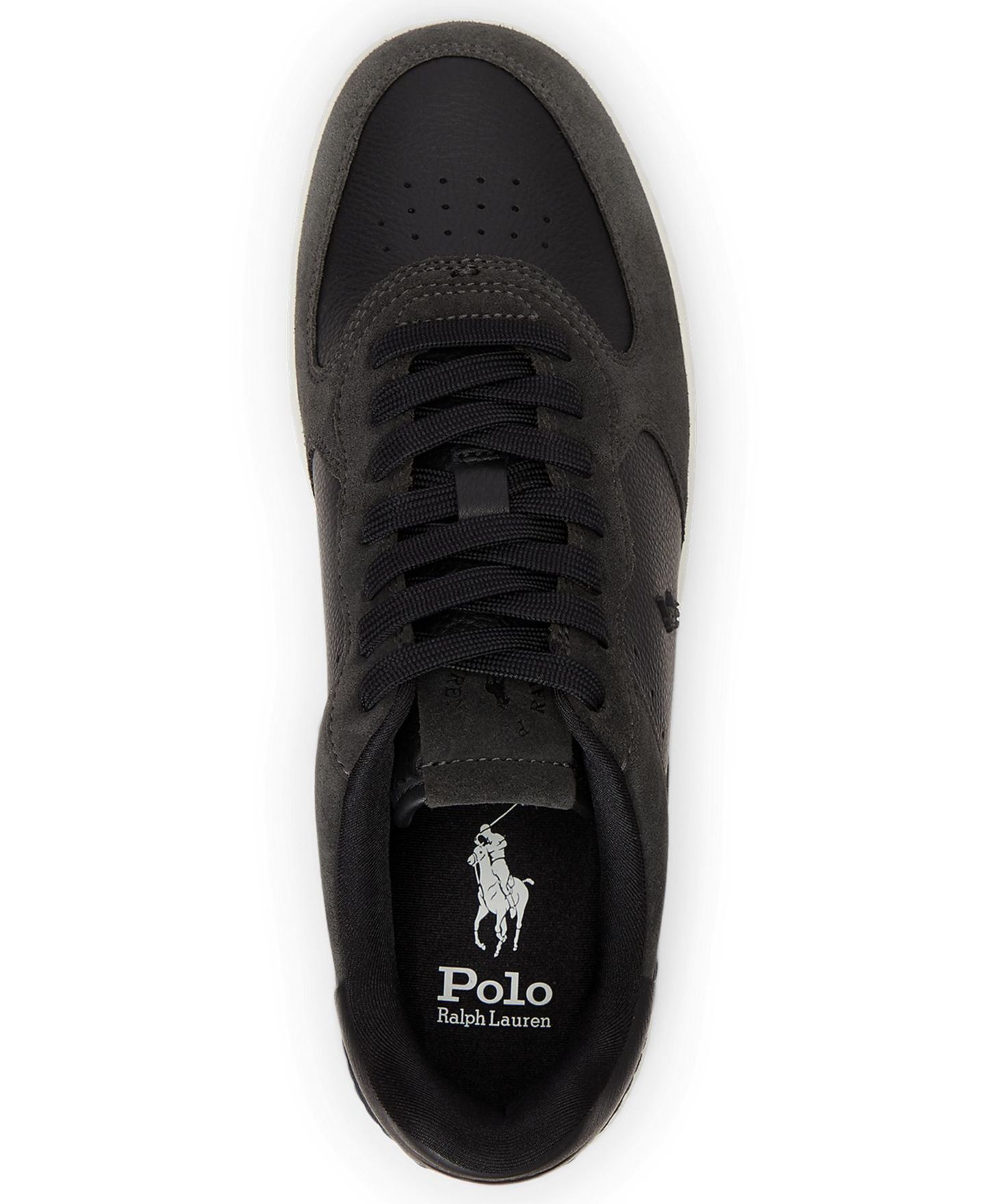 Мужские кроссовки Polo Ralph Lauren Masters Court, цвет: Чёрный — фото 4