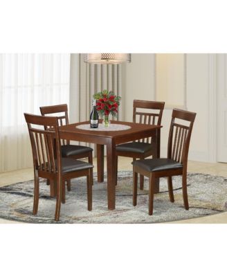 5 Piece Kitchen Table set with a Dining Table and 4 Kitchen Chairs