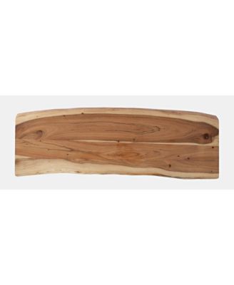 Nature's Edge 48'' Modern Solid Wood Live Edge Bench