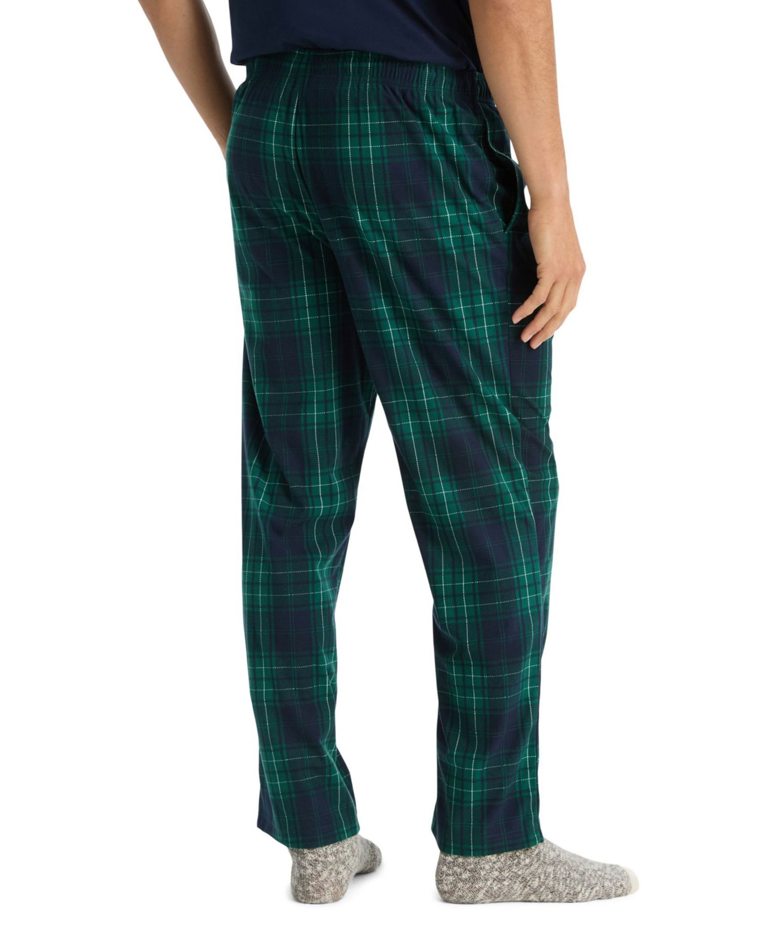 Men's Fleece Plaid Classic-Fit Pajama Pants