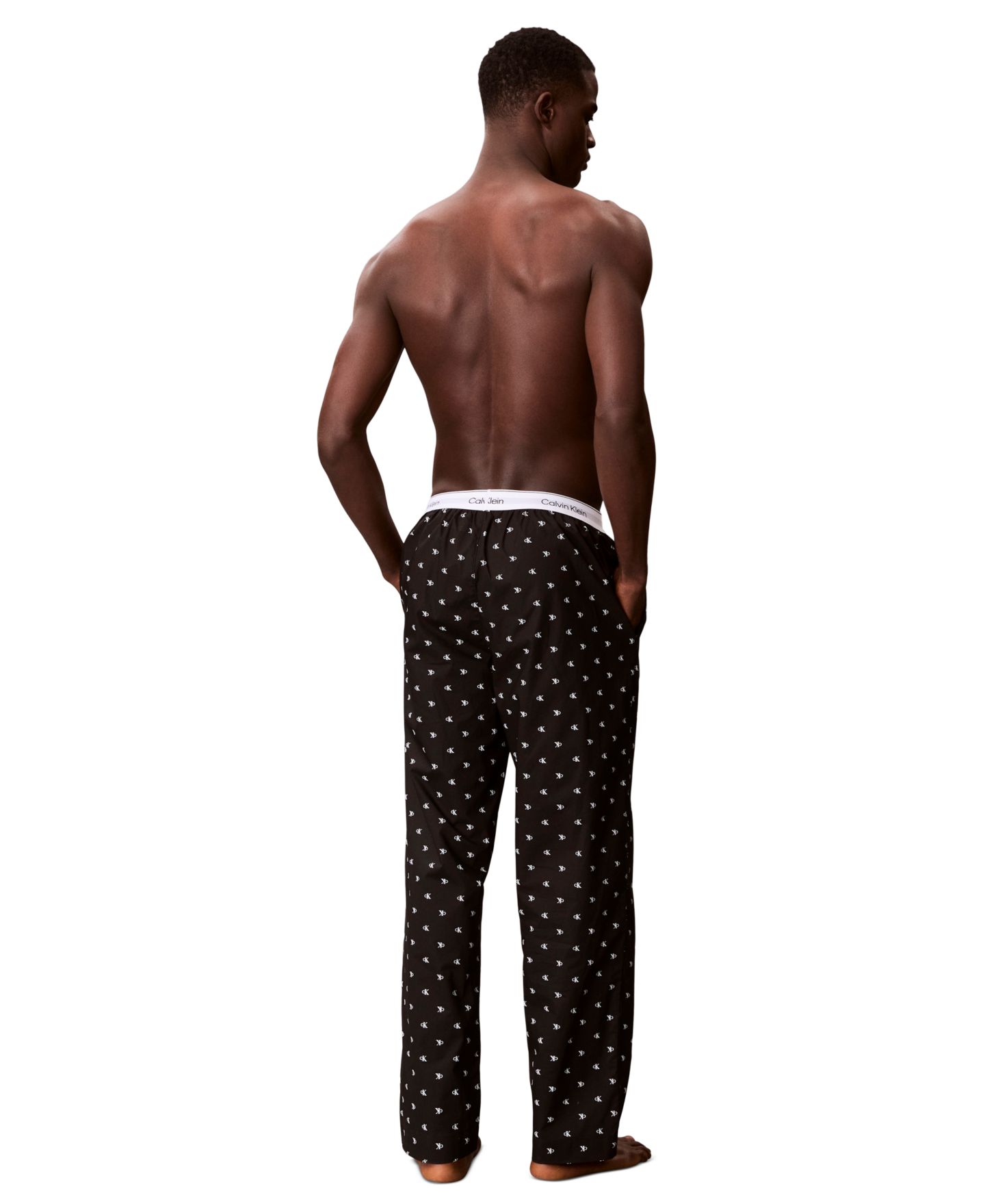 Пижамные брюки Waistband для мужчин — Calvin Klein, цвет: Чёрный — фото 4