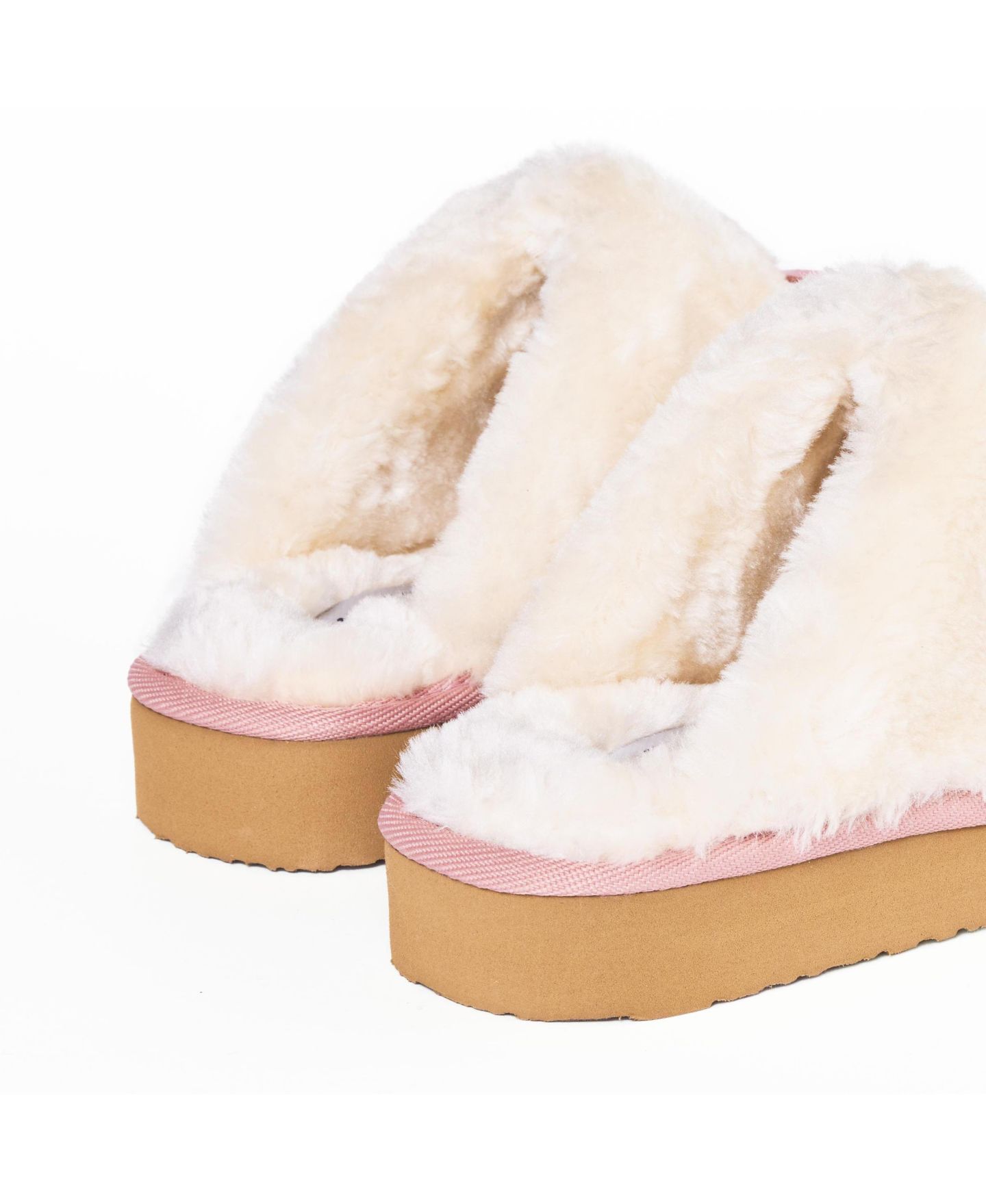 Женские тапочки Minnetonka Flurry Scuff Sparkle Knit Slippers, цвет: Розовый — фото 6