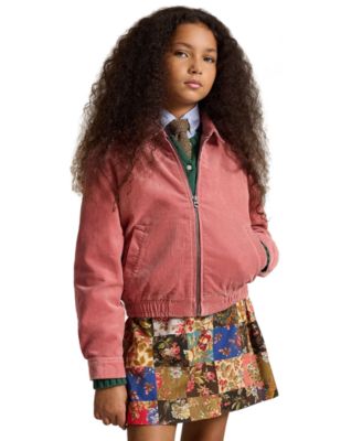 Girls' 7-16 Corduroy Long-Sleeve Jacket