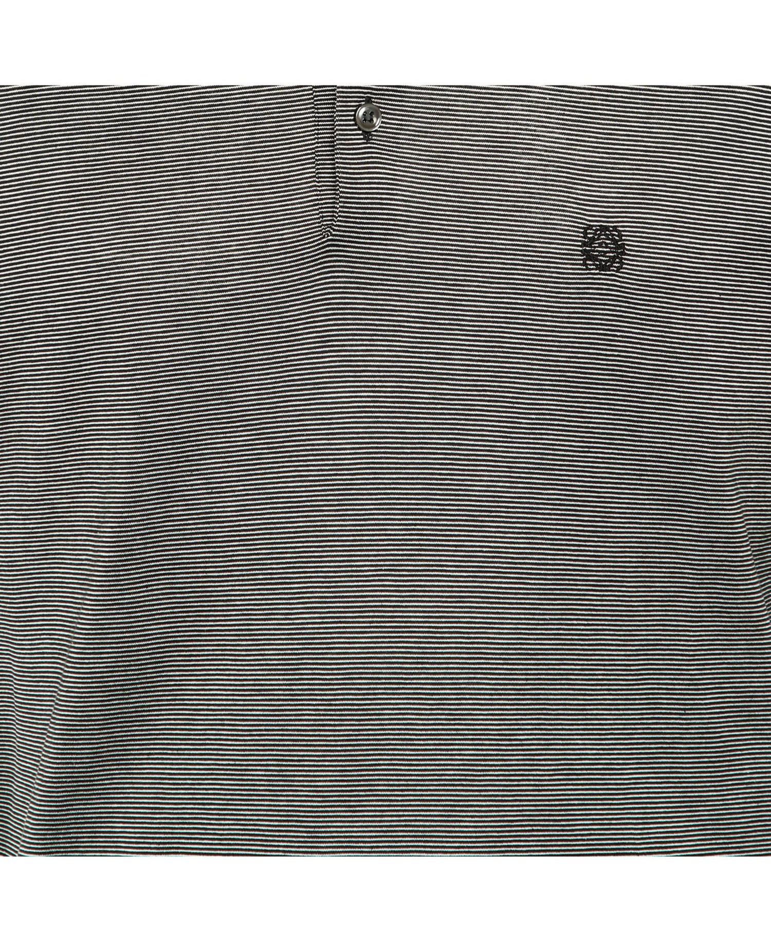 Women's Vintage Striped Cotton Polo Shirt