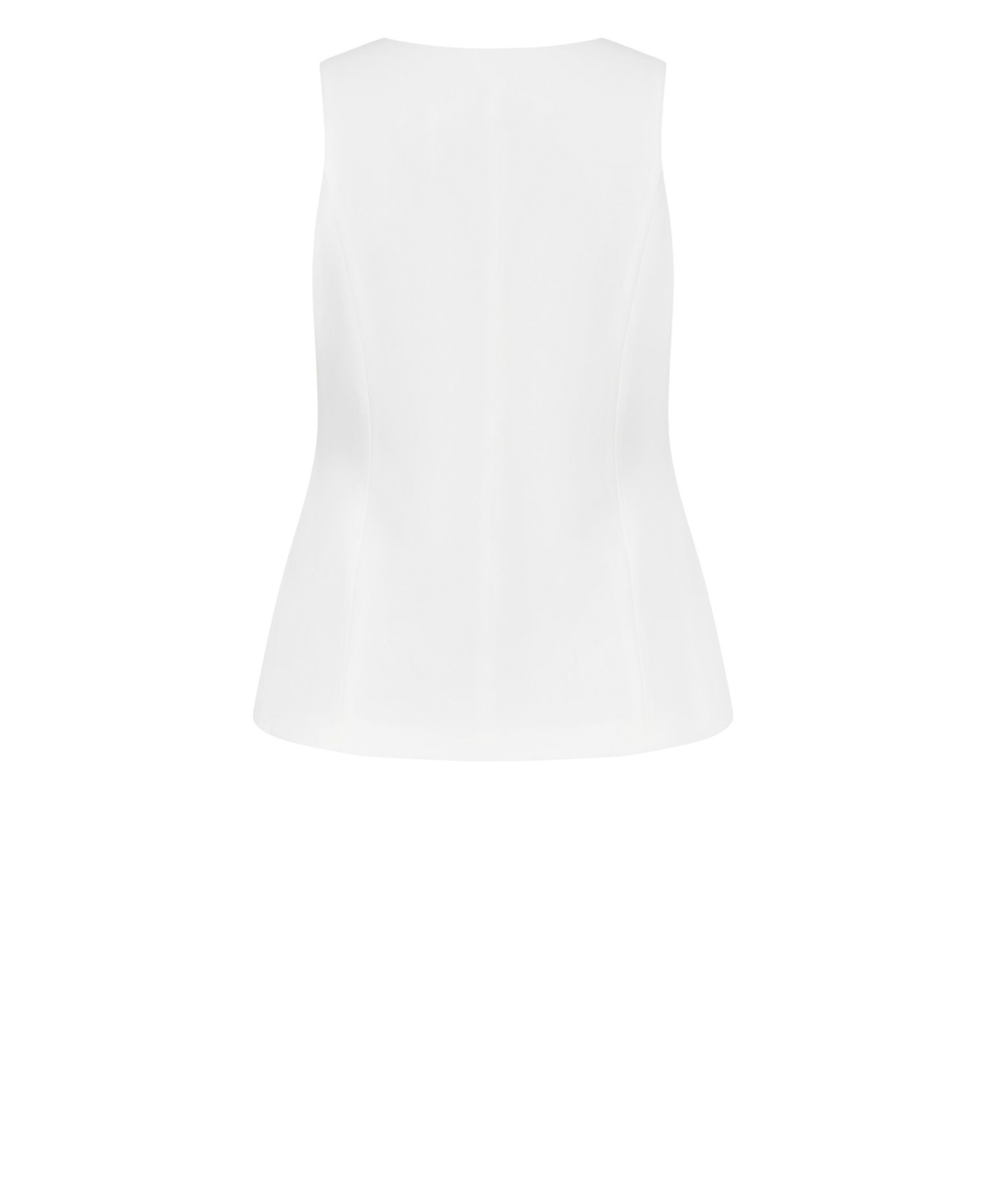Plus Size Abbie Tailored Square-Neck Vest