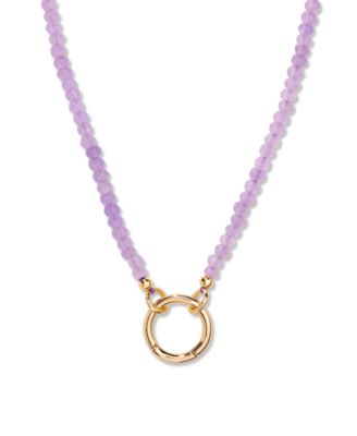 Gold-Plated Natalie Birthstone Charm Necklace