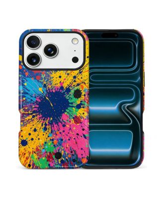 Phone Case Compatible with Apple iPhone, 2-Layer Durable, Midnight Splash