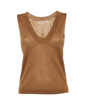 Women's Cashmere V-Neck Knit Vest
