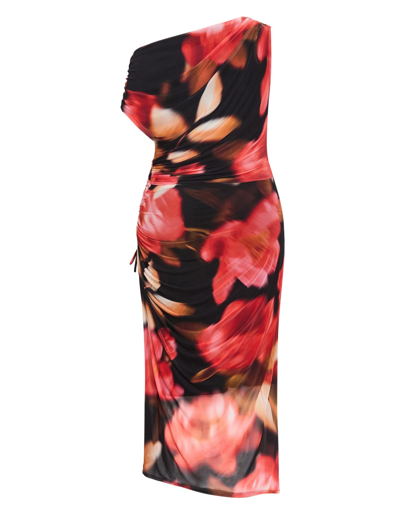 Женское платье CITY CHIC Vivid Mesh Swirl Print Maxi, цвет: Lolita Fl — фото 5