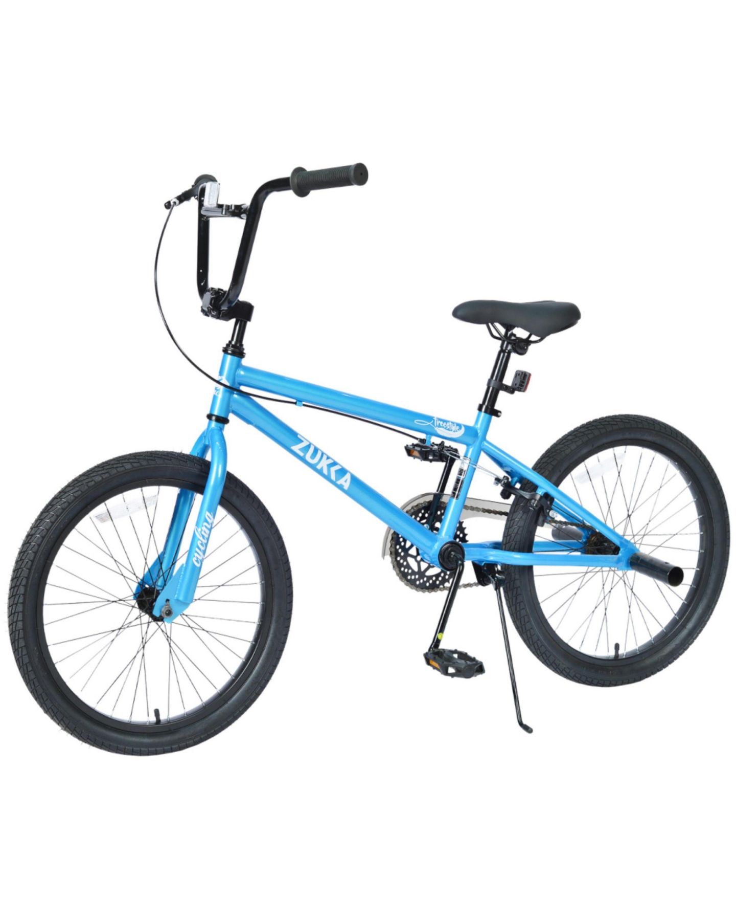 Детская игрушка ECHTPeak 20 Inch Single Speed Freestyle Kids Mountain Bike for Boys Girls Aged 7+ Years, цвет: Синий — фото 2
