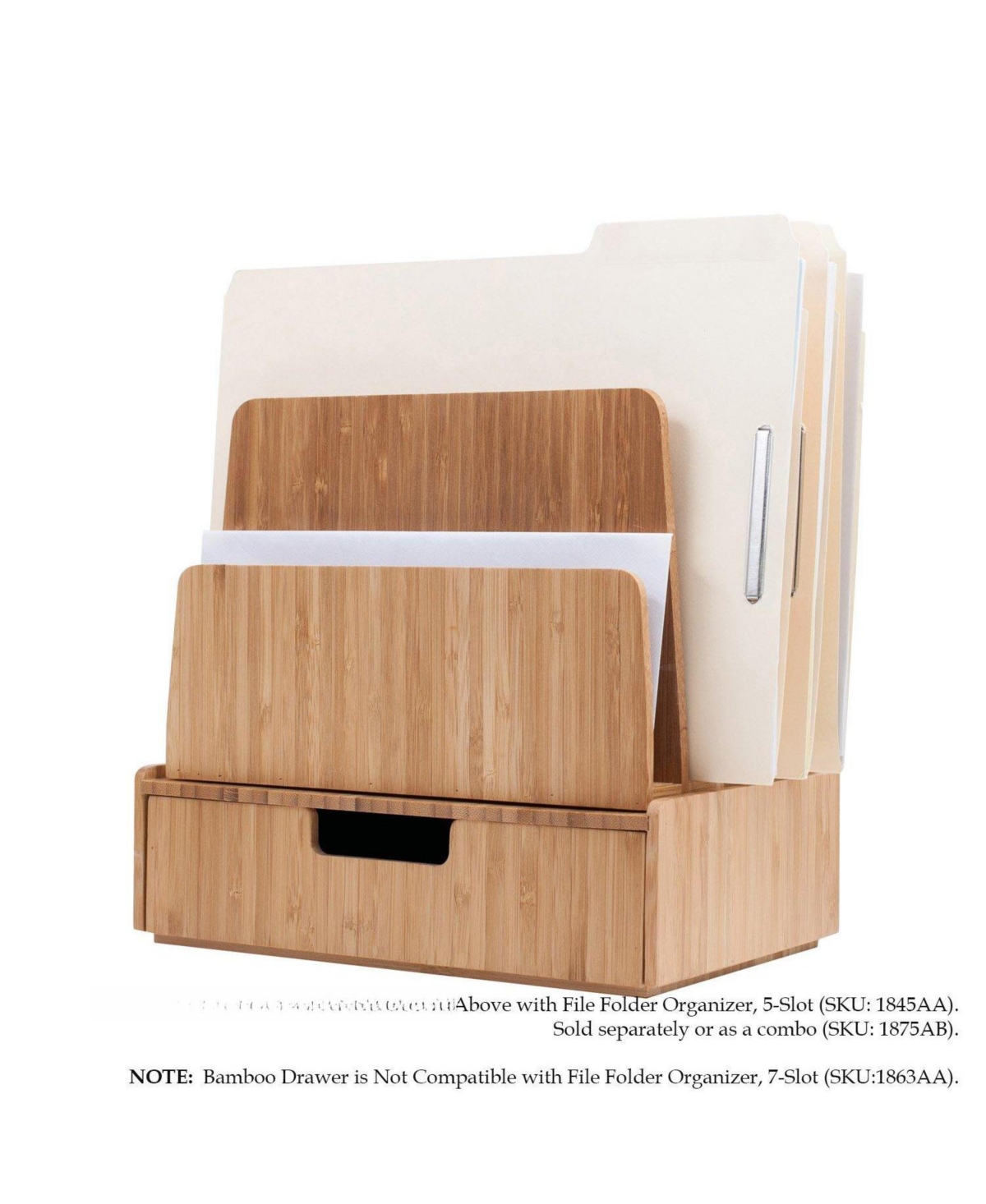 Danrong Stackable Desk Drawer Organizer For Office Supplies And More