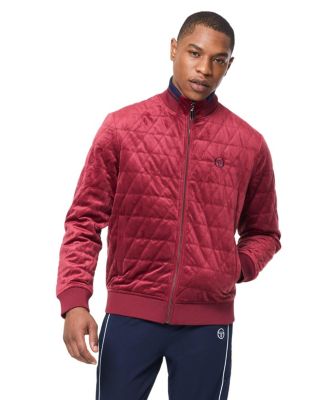 Men's Redi Quilted Velour Bomber Jacket