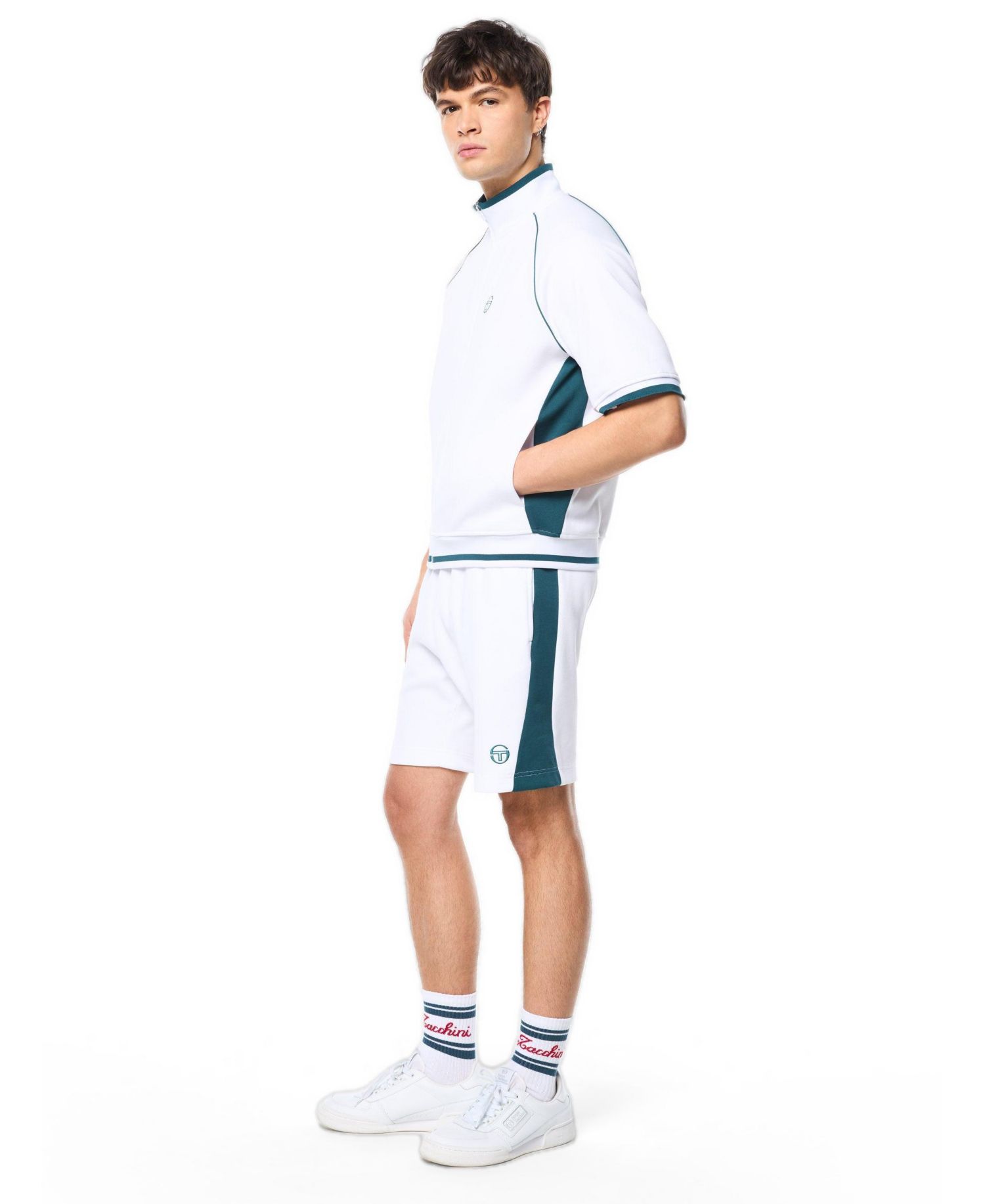 Men's Pannello Short Sleeve Track Jacket