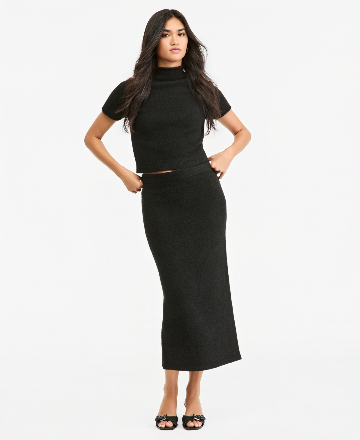 Bar Iii Women's Sweater-Knit High-Waisted Maxi Skirt, Macy's Exclusive