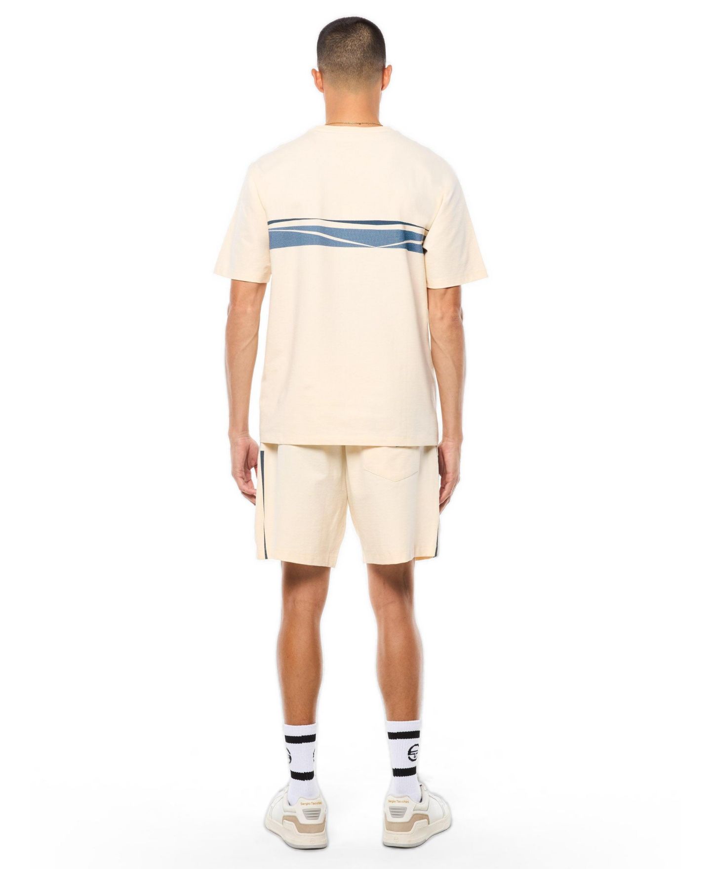 Мужская футболка Sergio Tacchini Rotto Fashion, цвет: Gardenia — фото 3