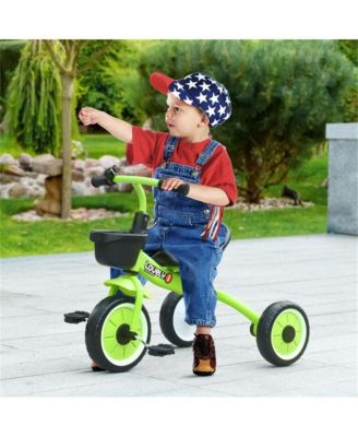 3-Wheel Tricycle with Adjustable Seat, Safety Belt, Ages 2-5 Years