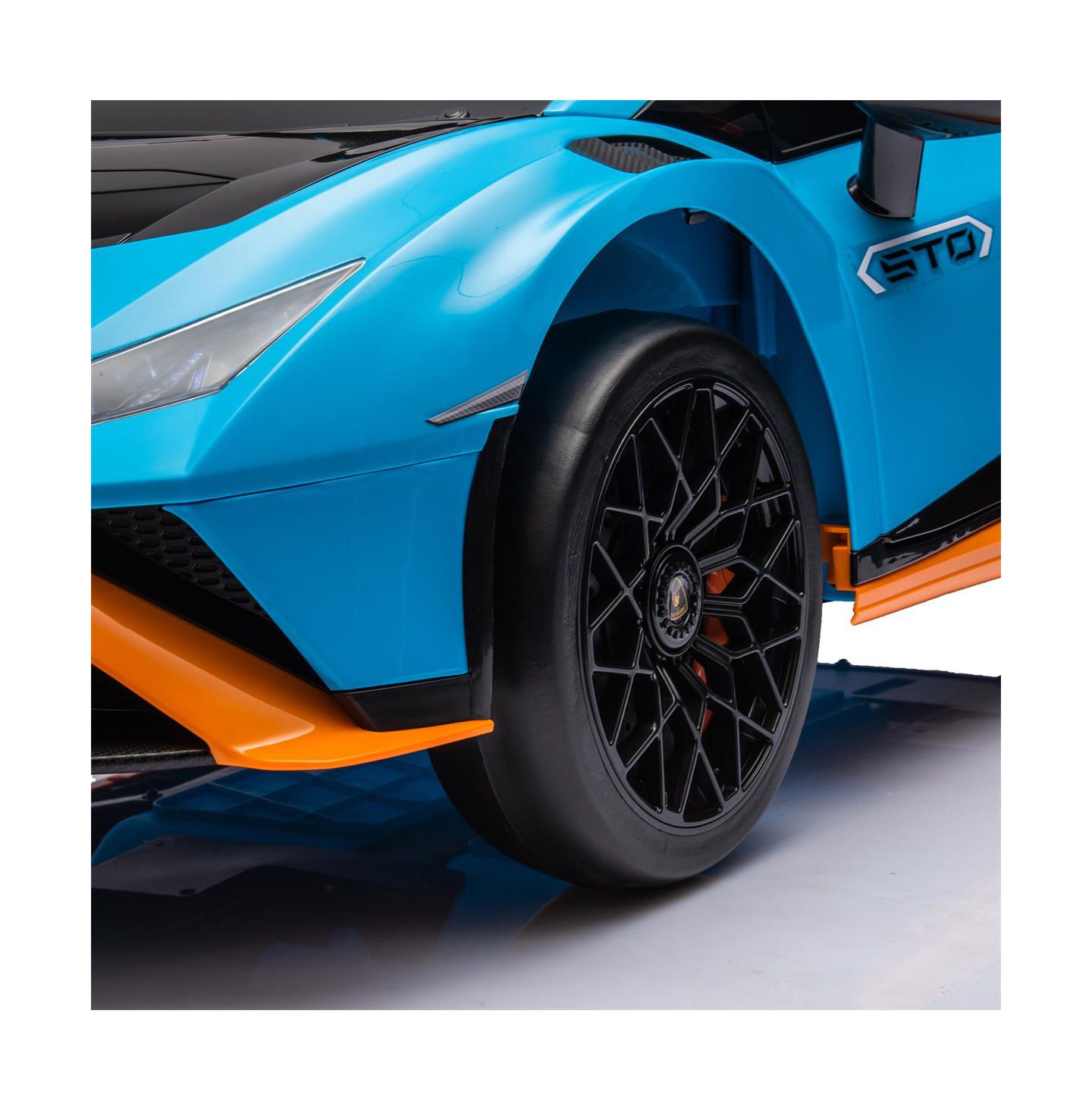 Детская игрушка YOBTOP 24V Kids Electric Ride-On Drift Car with 360-Degree Drift, LED Lights, Ages 3-6, цвет: Синий — фото 11