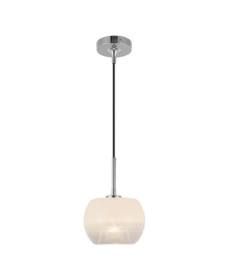Samar 8-in Smoked 1 Light Socket Pendant