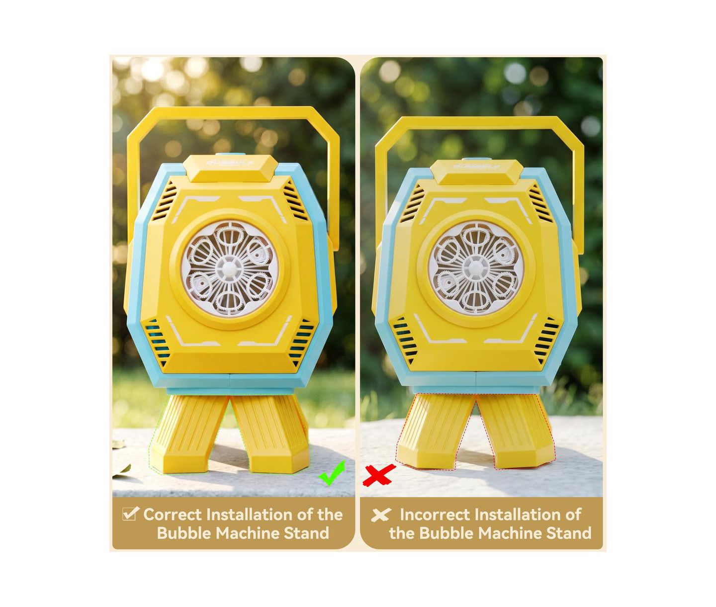 Детская игрушка Bruce & Shark Portable Bubble Machine With Lights, Ages 3+, цвет: Синий — фото 7
