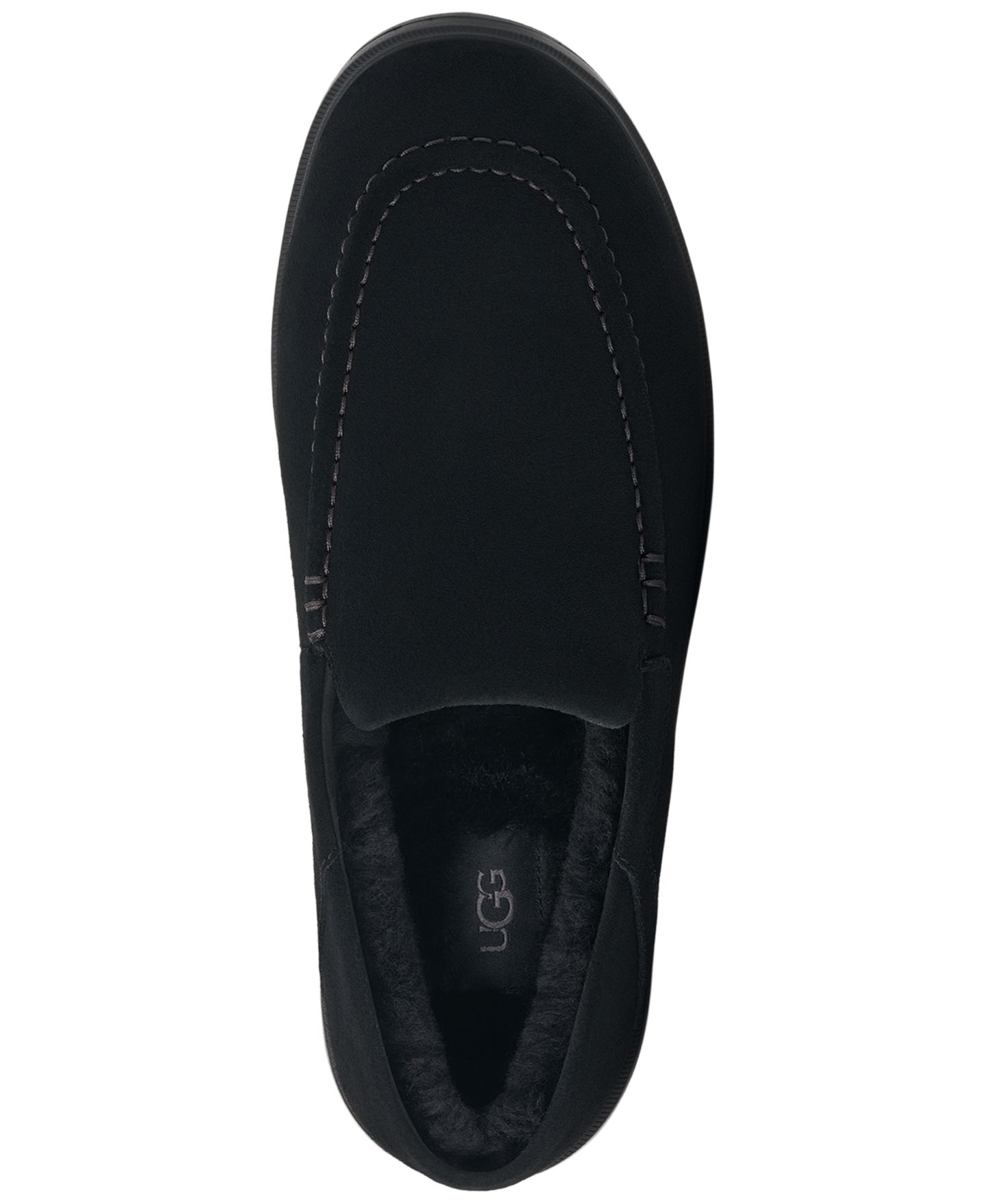 Мужские туфли UGG® Shep Suede Round-Toe, цвет: Чёрный — фото 3