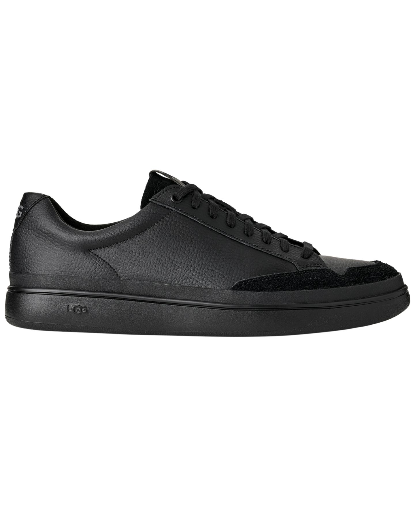 Мужские кроссовки UGG® South Bay Low Leather Low-Top, цвет: Чёрный — фото 2