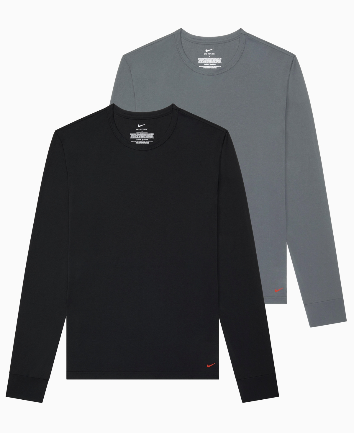 Nike Men's Long-Sleeve Crewneck T-Shirt, 2-Pack