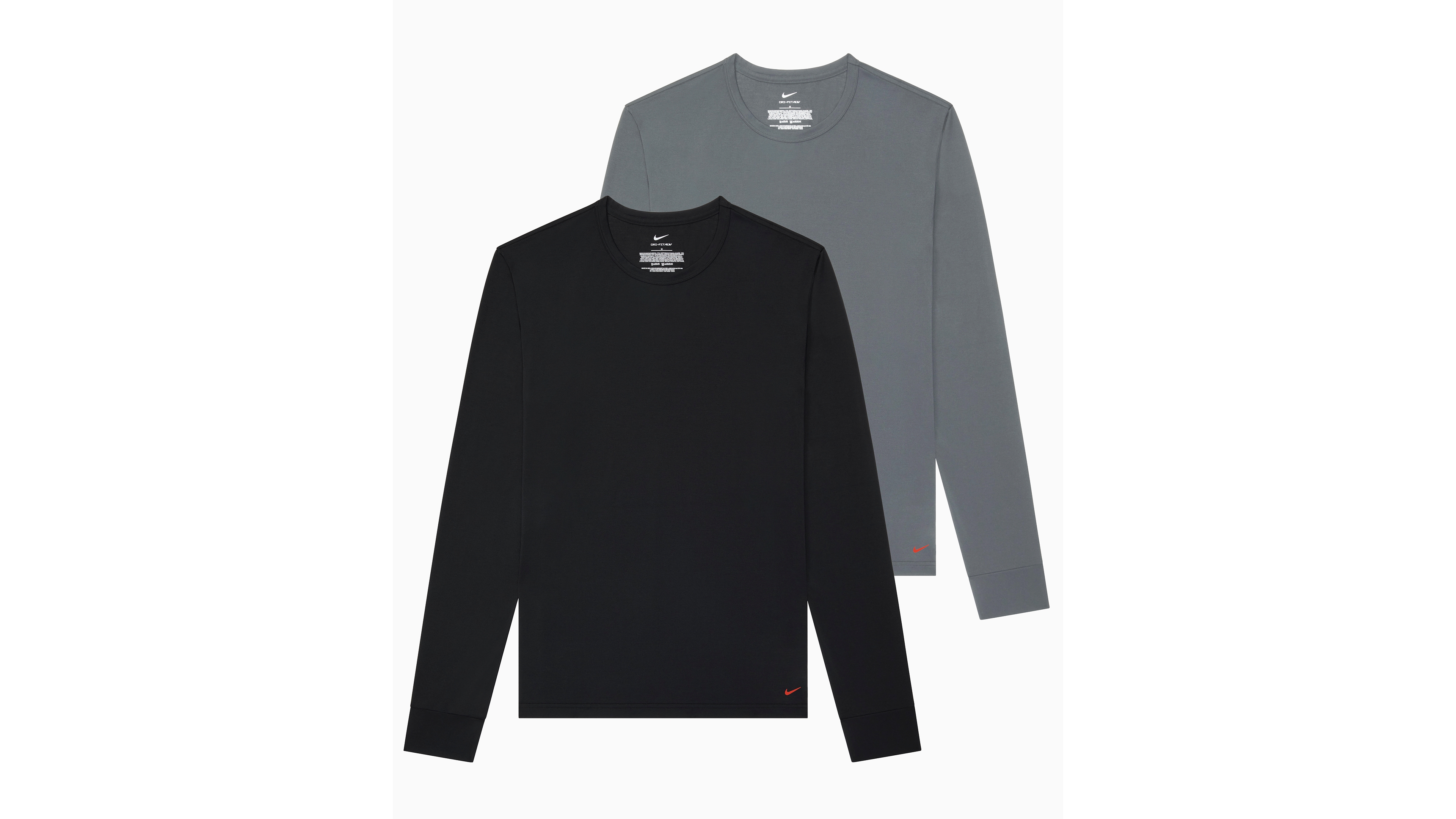 Nike Men's Long-Sleeve Crewneck T-Shirt, 2-Pack