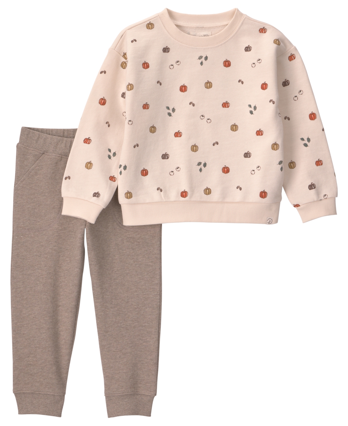 Carter's Babies' Little Planet Toddler Boys' And Girls' 2t-5t French Terry Top And Pants, 2-piece Set In Pink