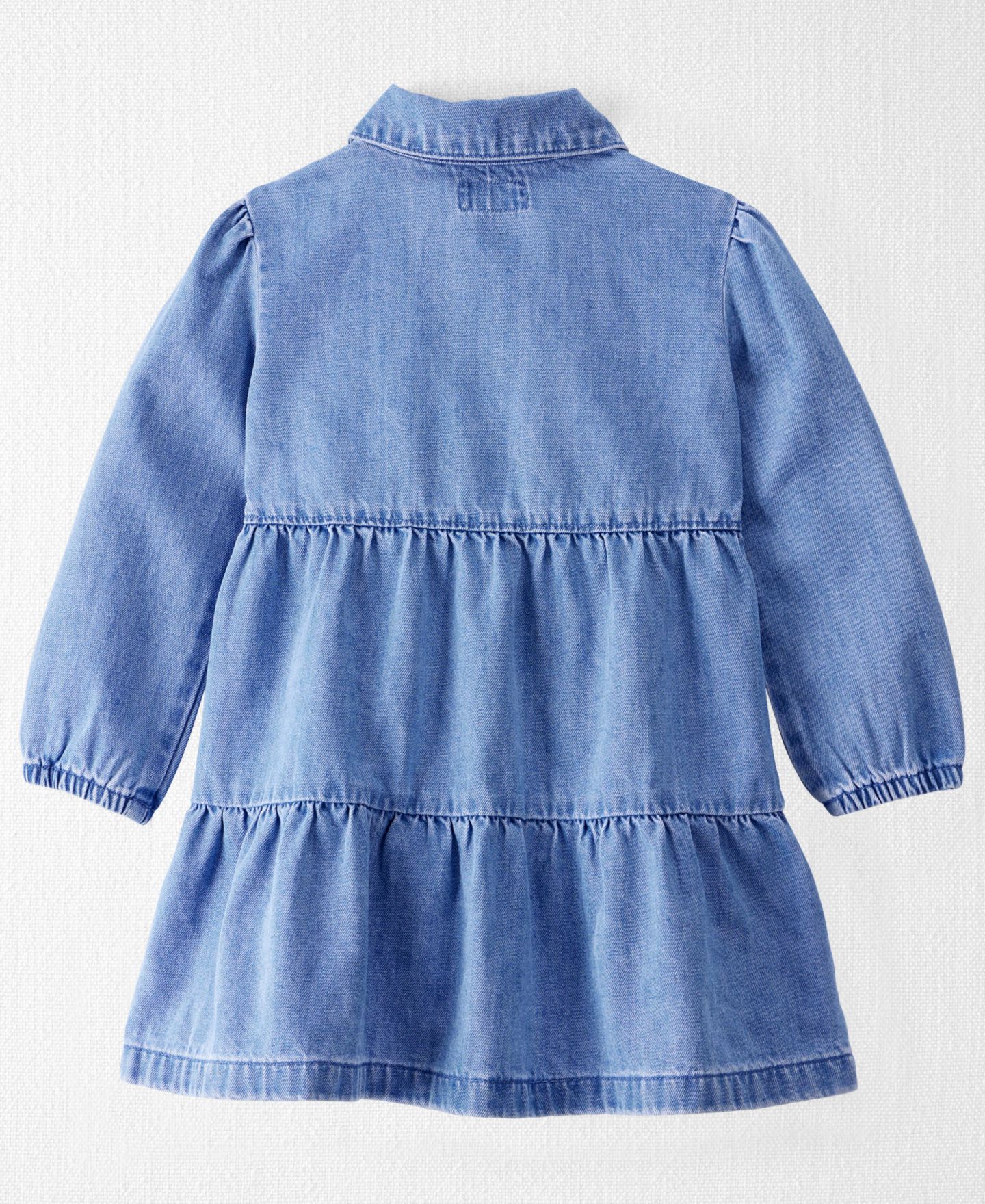 Платье Carter's Little Planet Denim Dress для девочек-малышей, цвет: Средняя варка — фото 2