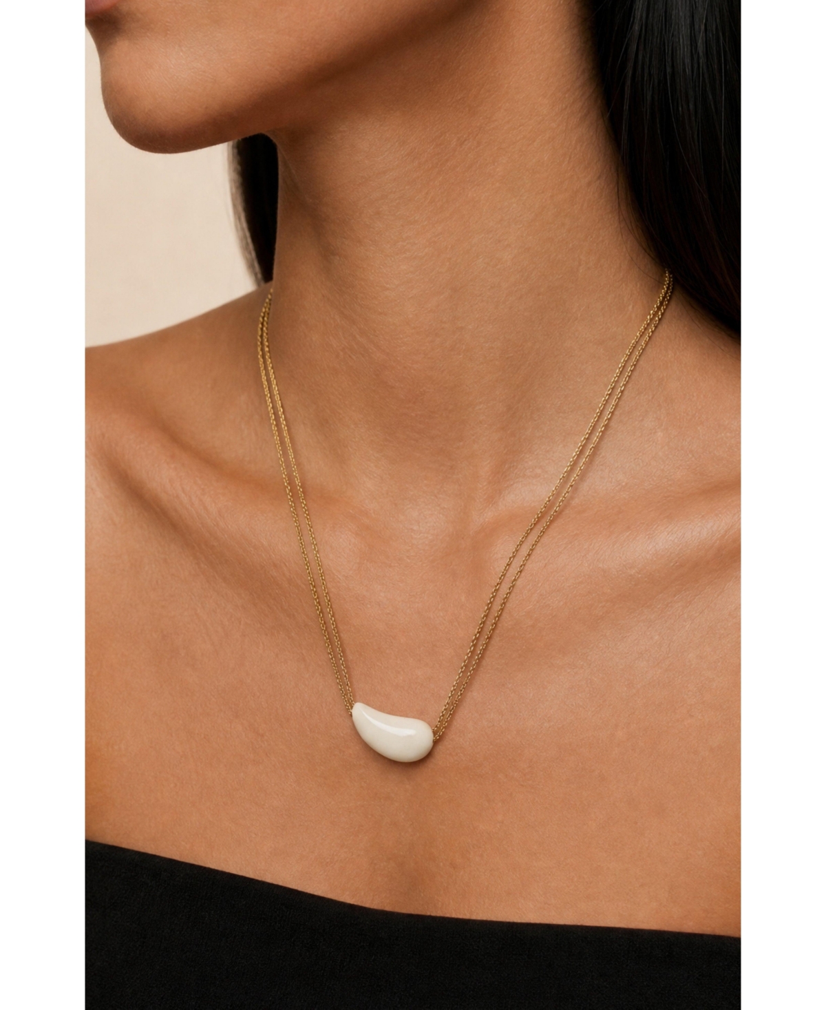 Retro Chic Drop Necklace