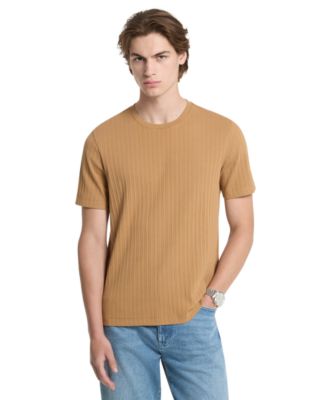 Men's Variegated-Rib Crewneck T-Shirt