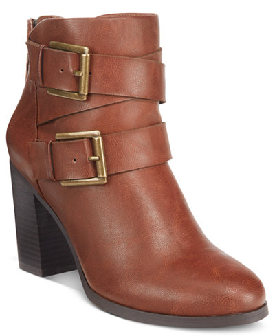 Style & Co Royy Block-Heel Booties, Only at Macy's