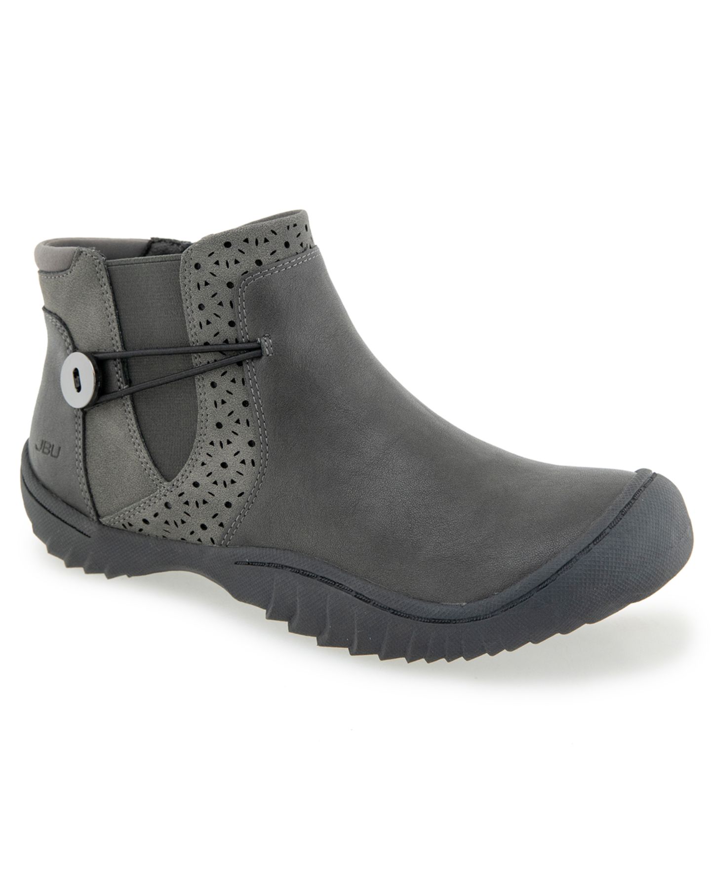 Женские ботинки JBU Jemma Water-Resistant Round Toe Casual Booties, цвет: Угольный — фото 1