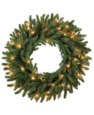BH Fraser Fir Wreath 26" LEDC
