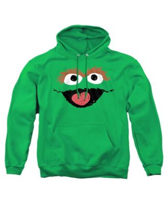 Men's Oscar The Grouch Crayon Sketch Pull-Over Hoodie