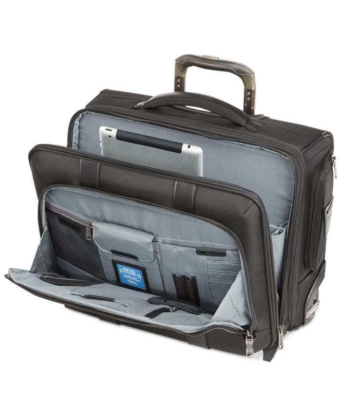 Travelpro Crew Executive Choice 2 17" Wheeled USB Briefcase  & Reviews - Laptop Bags & Briefcases - Luggage - Macy's