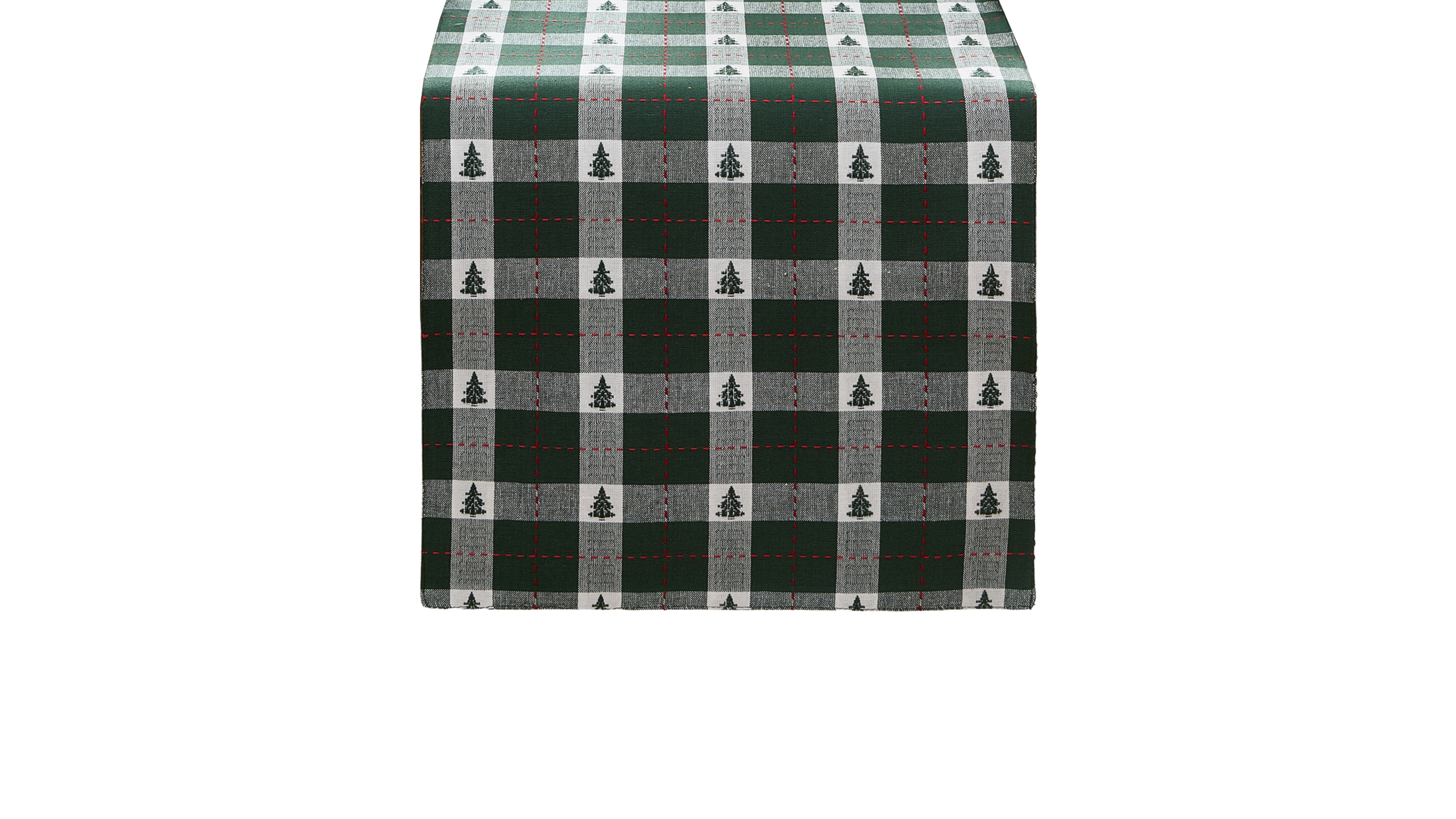 Elrene Sherwood Tree Dobby Holiday Table Runner, 13" x 90"