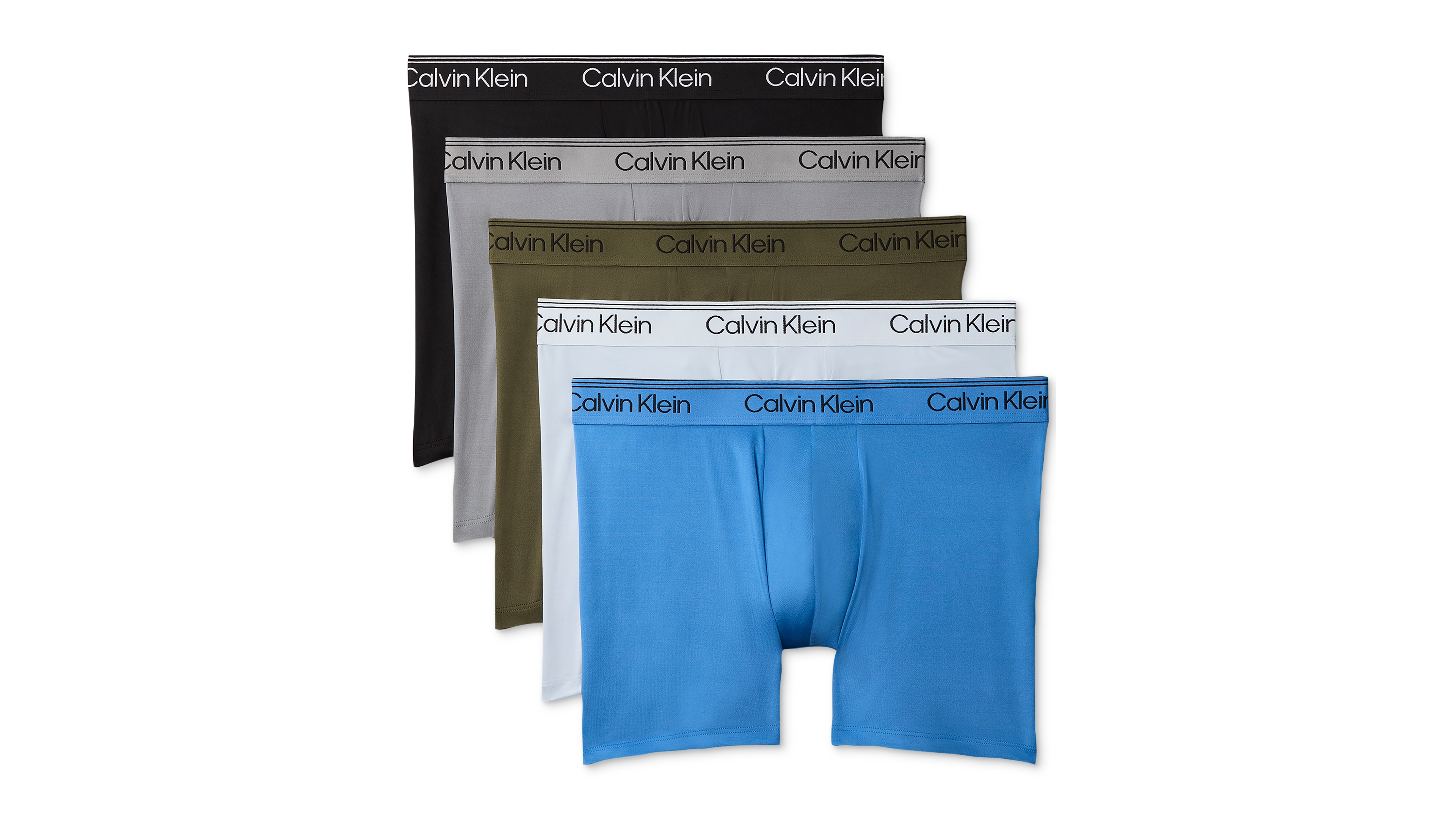 Calvin Klein Men's Microfiber Stretch Boxer Briefs, 5-Pack