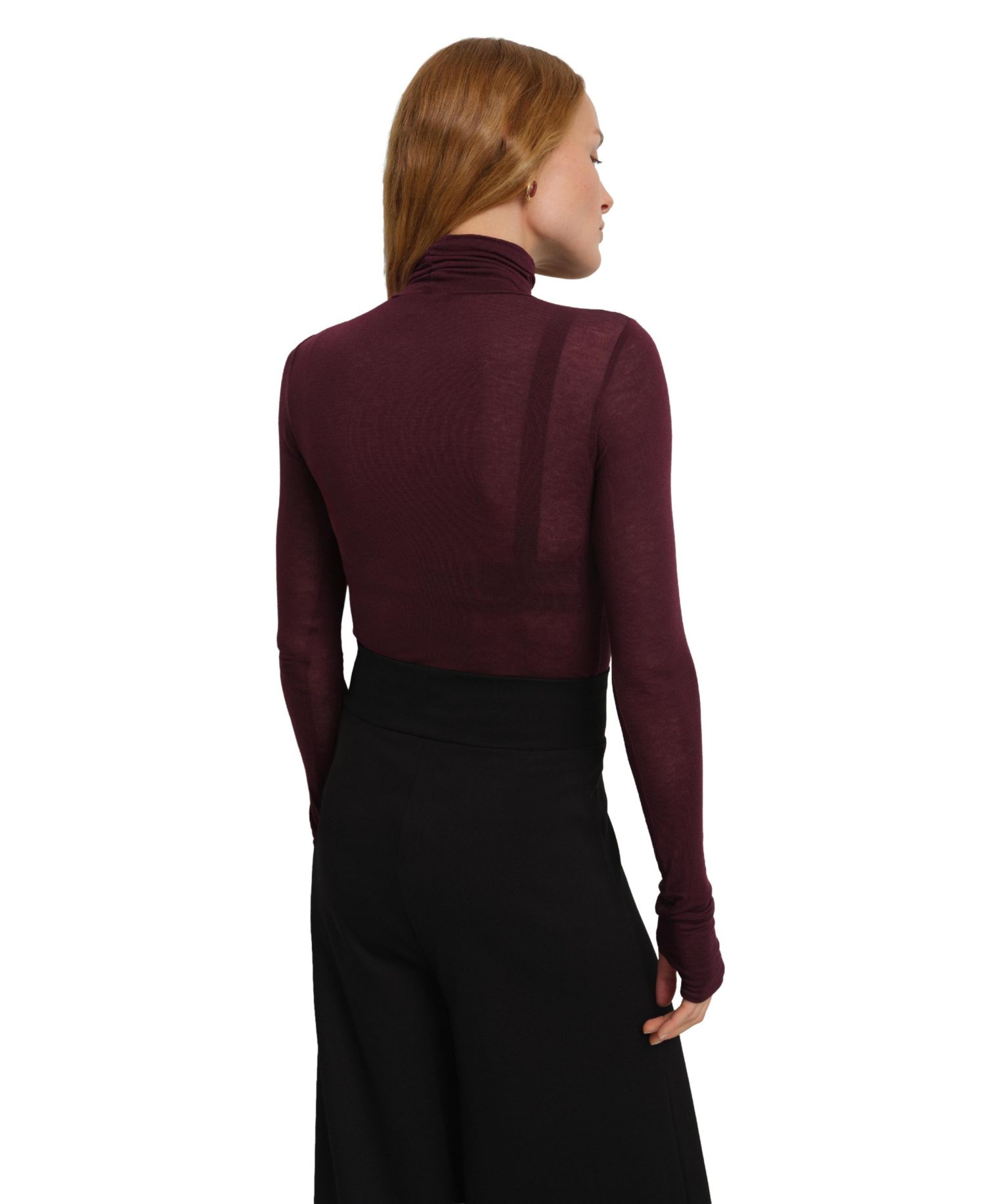 Women's Eloise High-Stretch Sheer Turtleneck