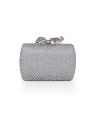 Women's Cassia Crystal Minaudiere with Bow Clasp