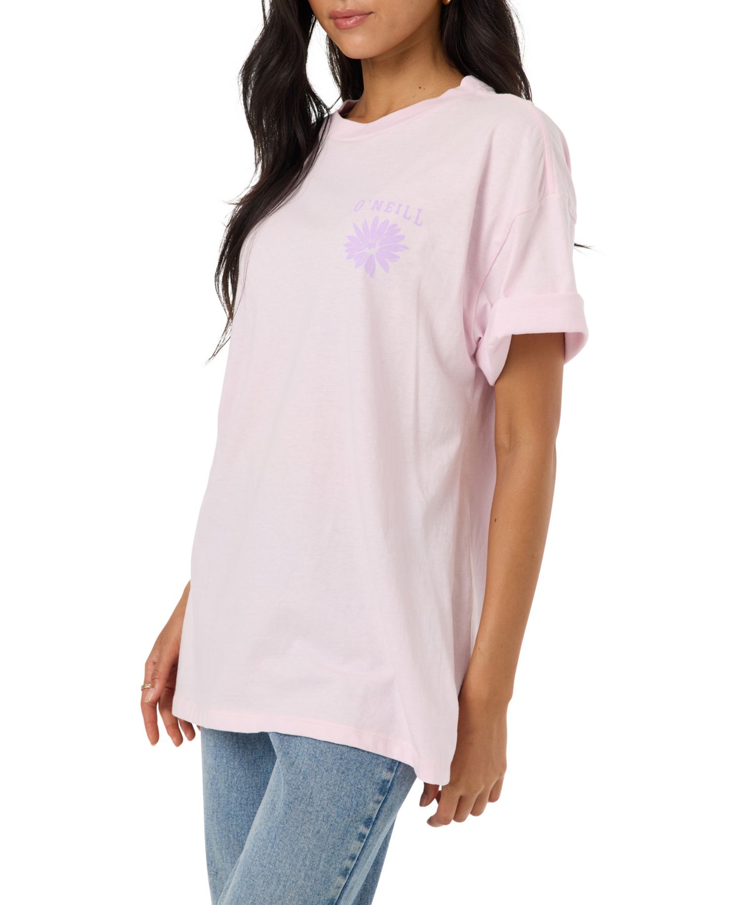 Women's Heritage Daisy Oversized Graphic Cotton T-Shirt