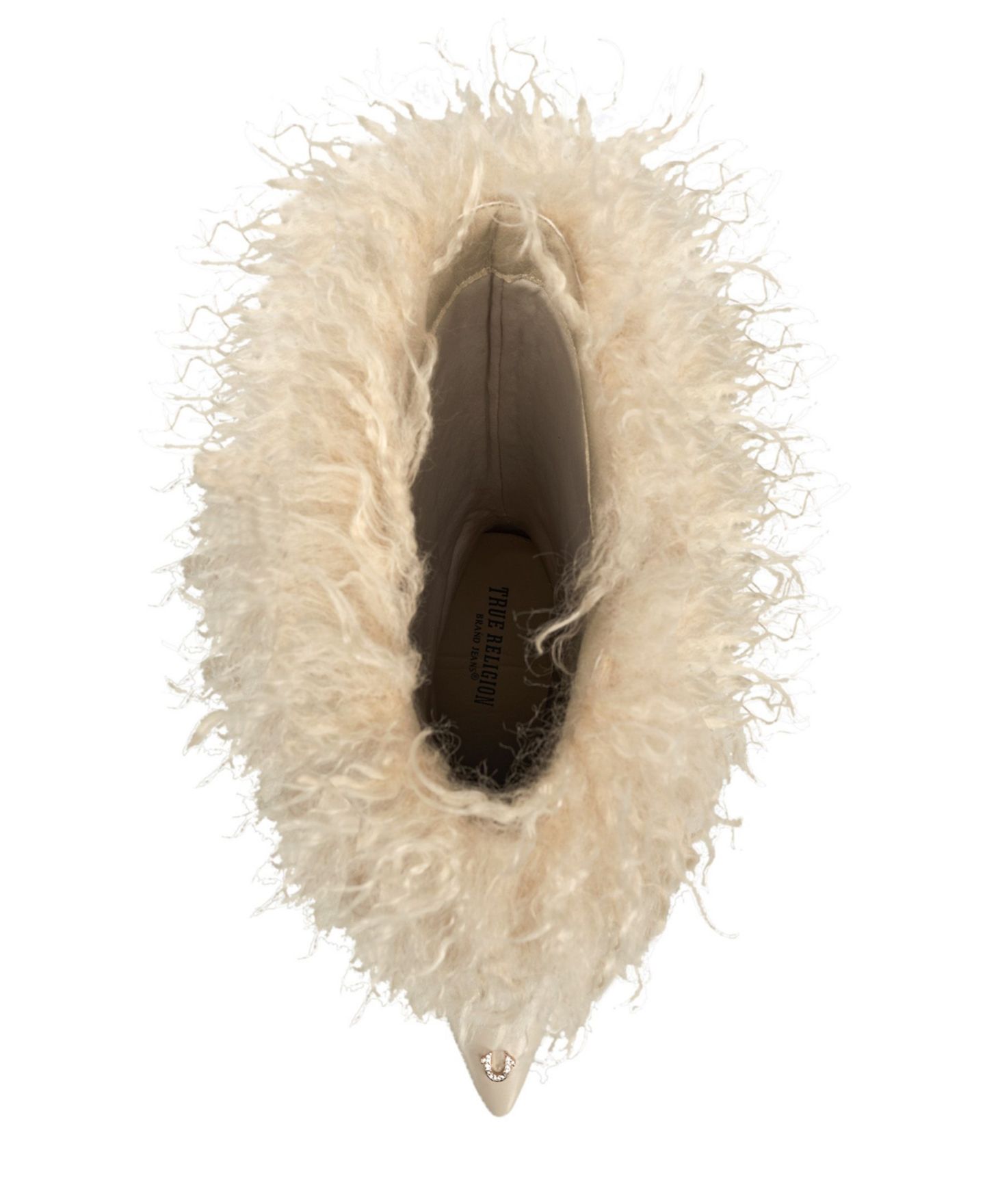 Женские ботинки True Religion Carter Faux Fur Boot, цвет: Бежевый — фото 3