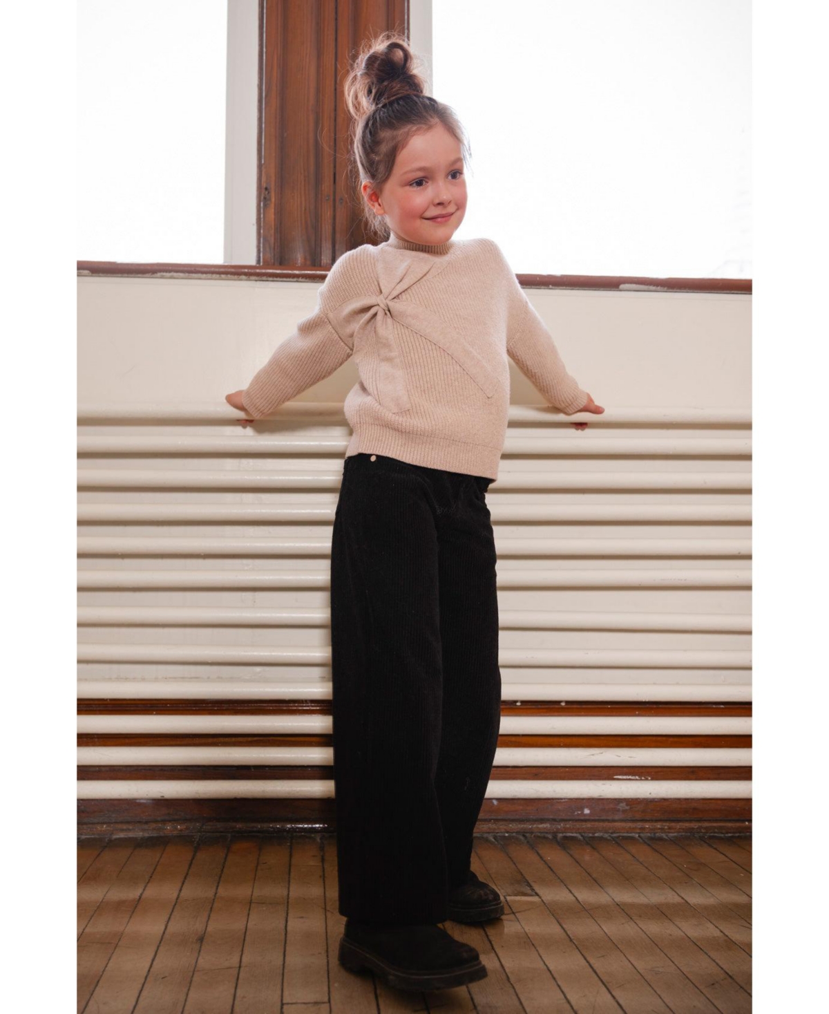 Deux par Toddler Girls 2T - 5T Sweater with Bow